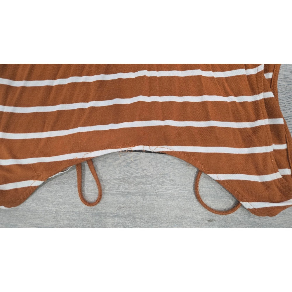 Zenana Striped Wide Leg Jumpsuit Bundle Set of 2 Purple Rust Orange XL - Picture 11 of 13